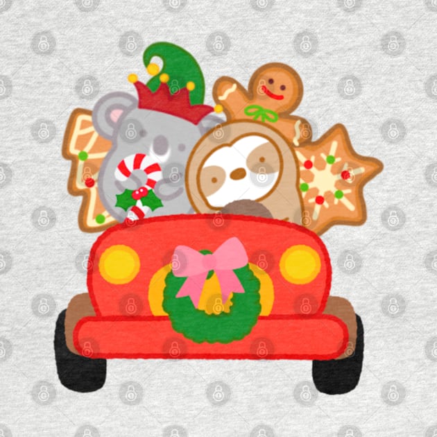 Cute Holiday Cheer Christmas Car by theslothinme